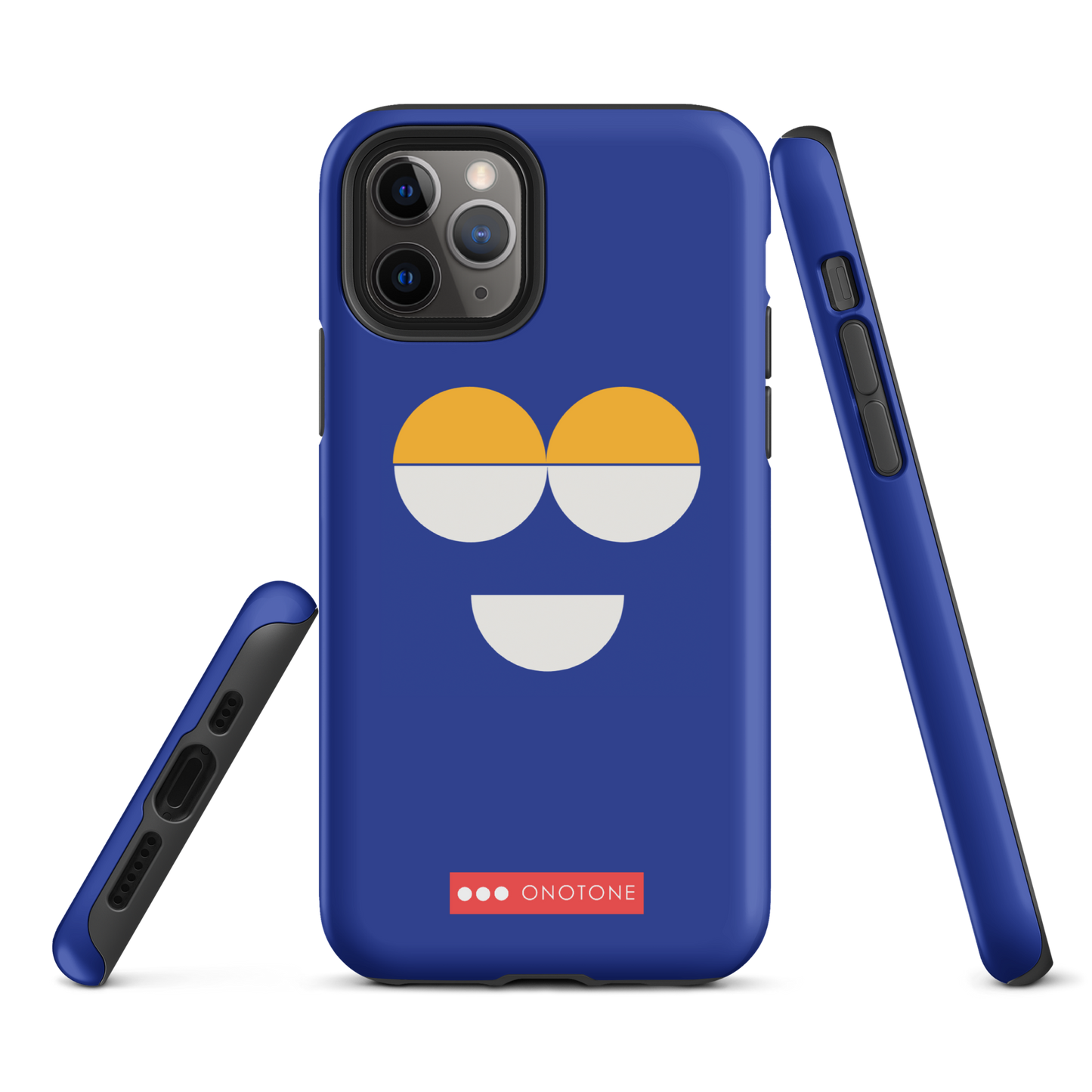 Dual Layer blue modern iPhone® Case