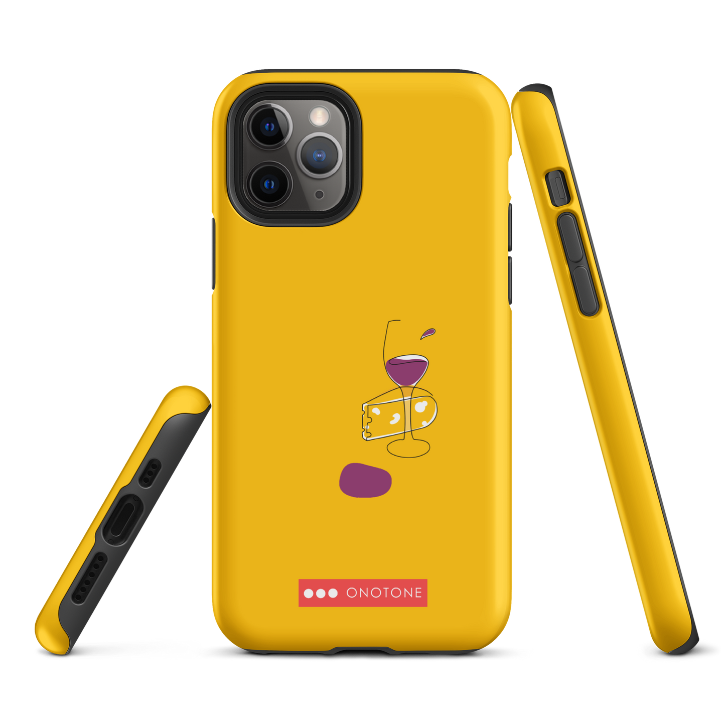 Dual Layer wine glass modern iPhone® Case