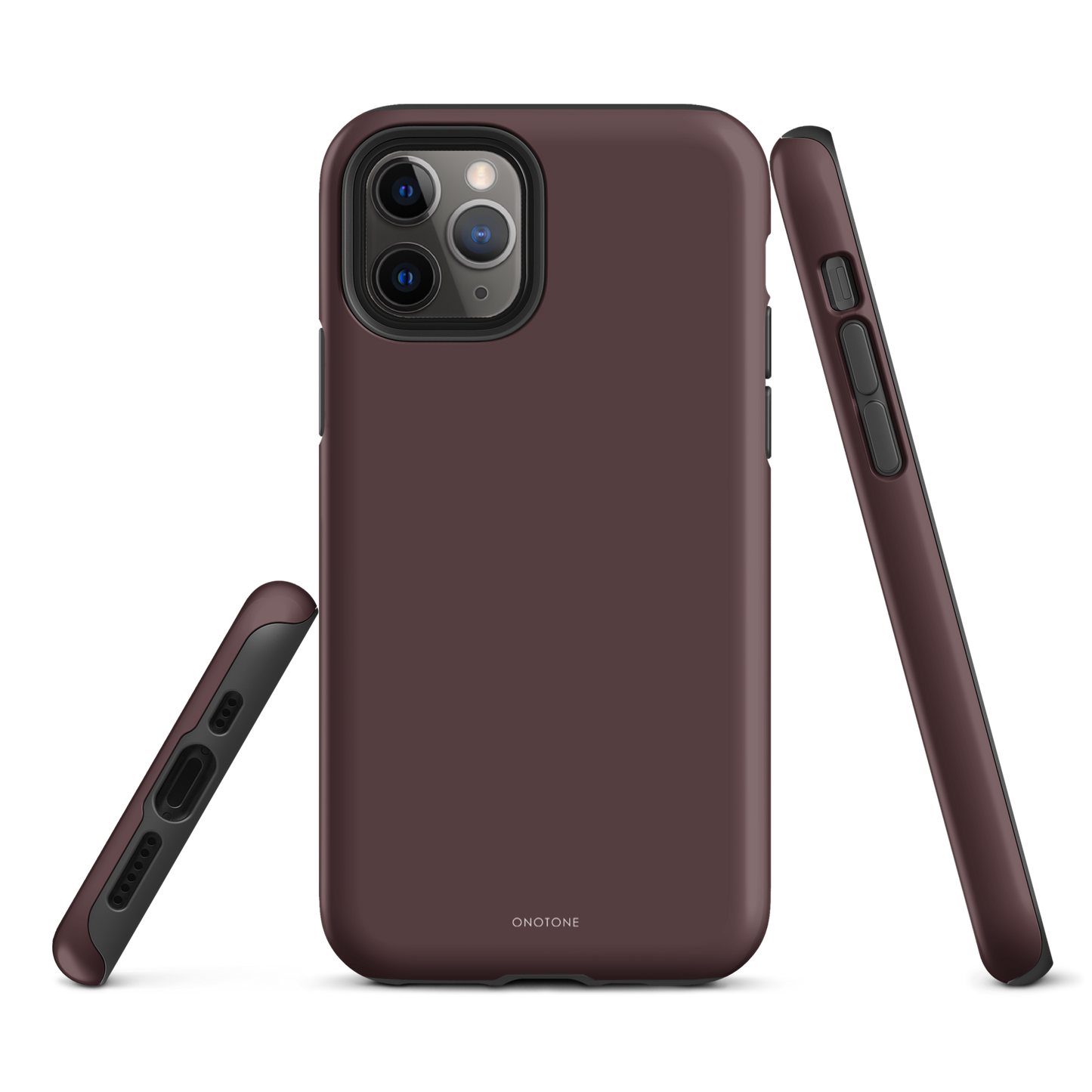 BROWN MINIMALIST IPHONE® CASE - PANTONE® DECADENT CHOCOLATE