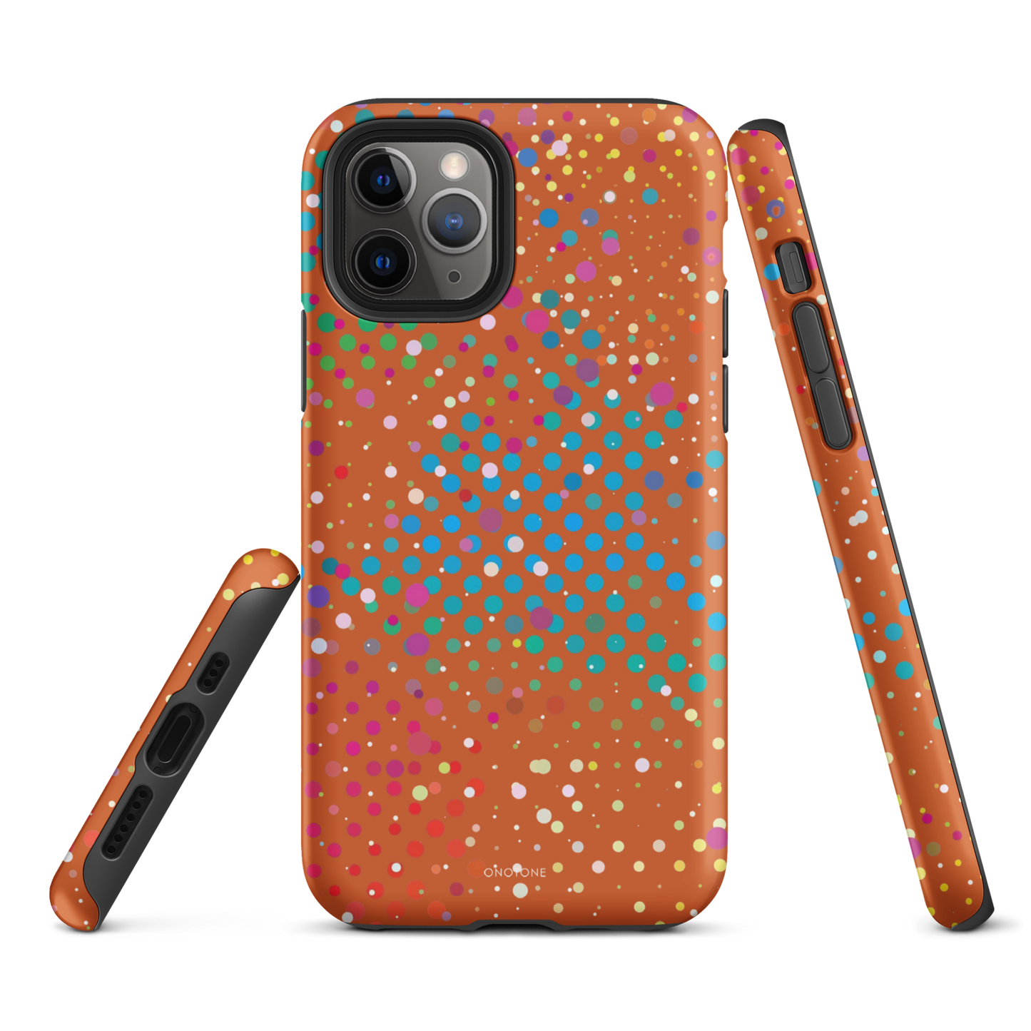 Rusty Orange Polka Dot iPhone 11 Pro Max Case