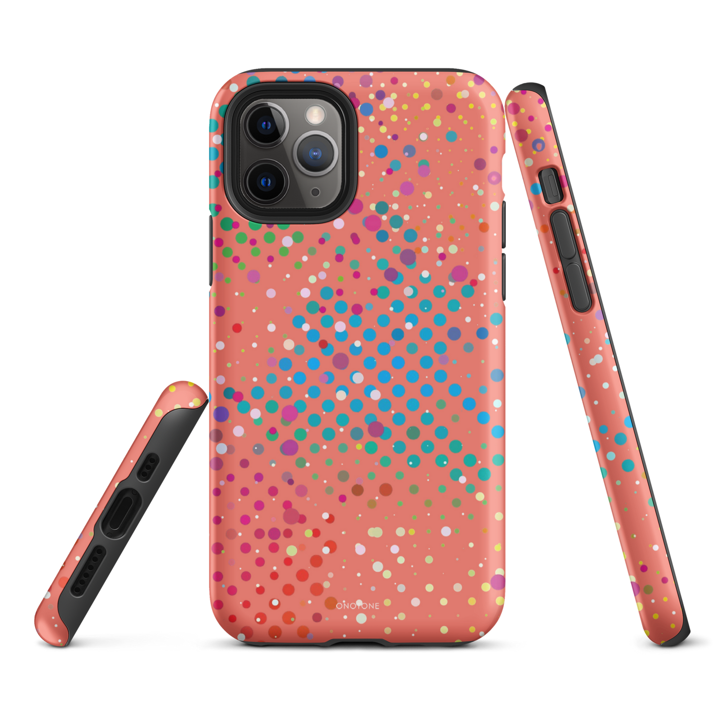 Soft Vivid Crimson Polka Dot iPhone 11 Pro Max Case