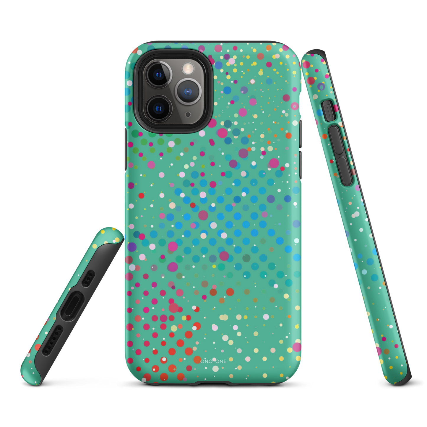 Pearl Aqua Polka Dot iPhone 11 Pro Max Case