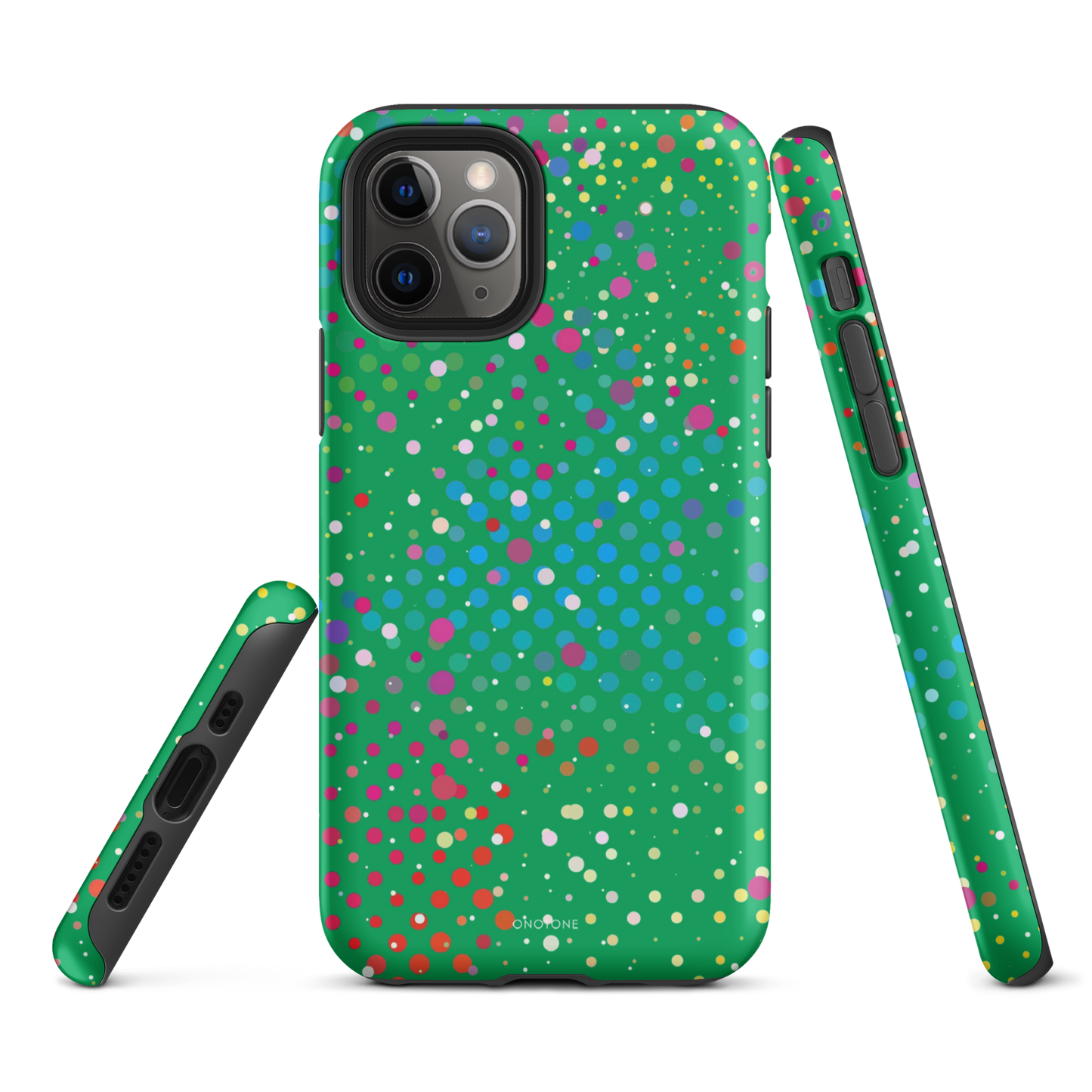 Shamrock Green Polka Dot iPhone 11 Pro Max Case