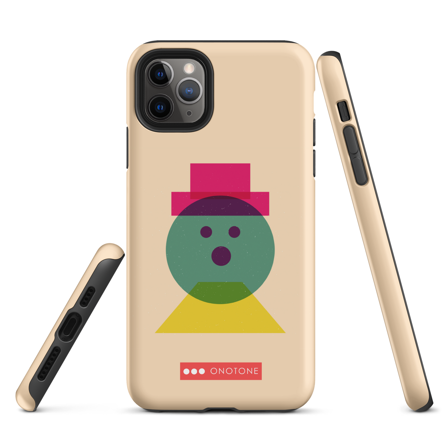 Dual Layer beige modern iPhone® Case