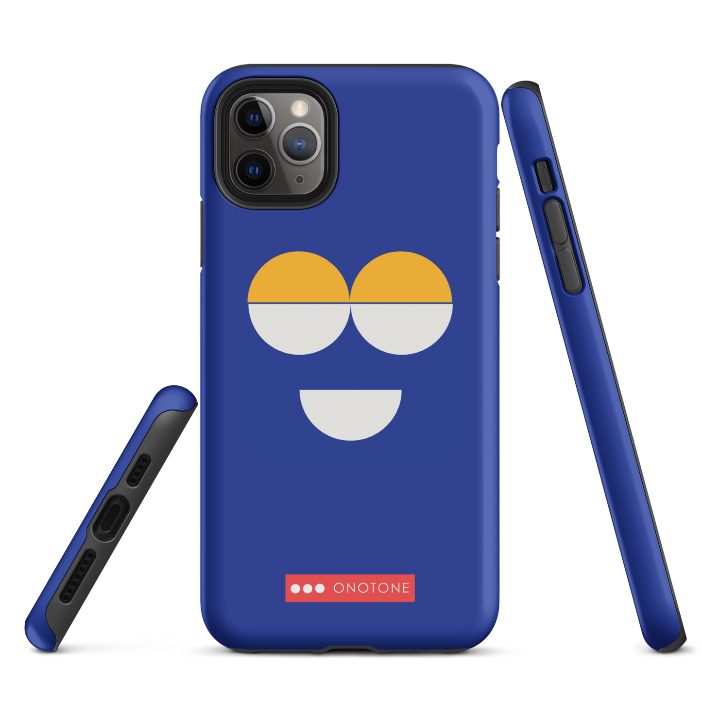 Dual Layer blue modern iPhone® Case
