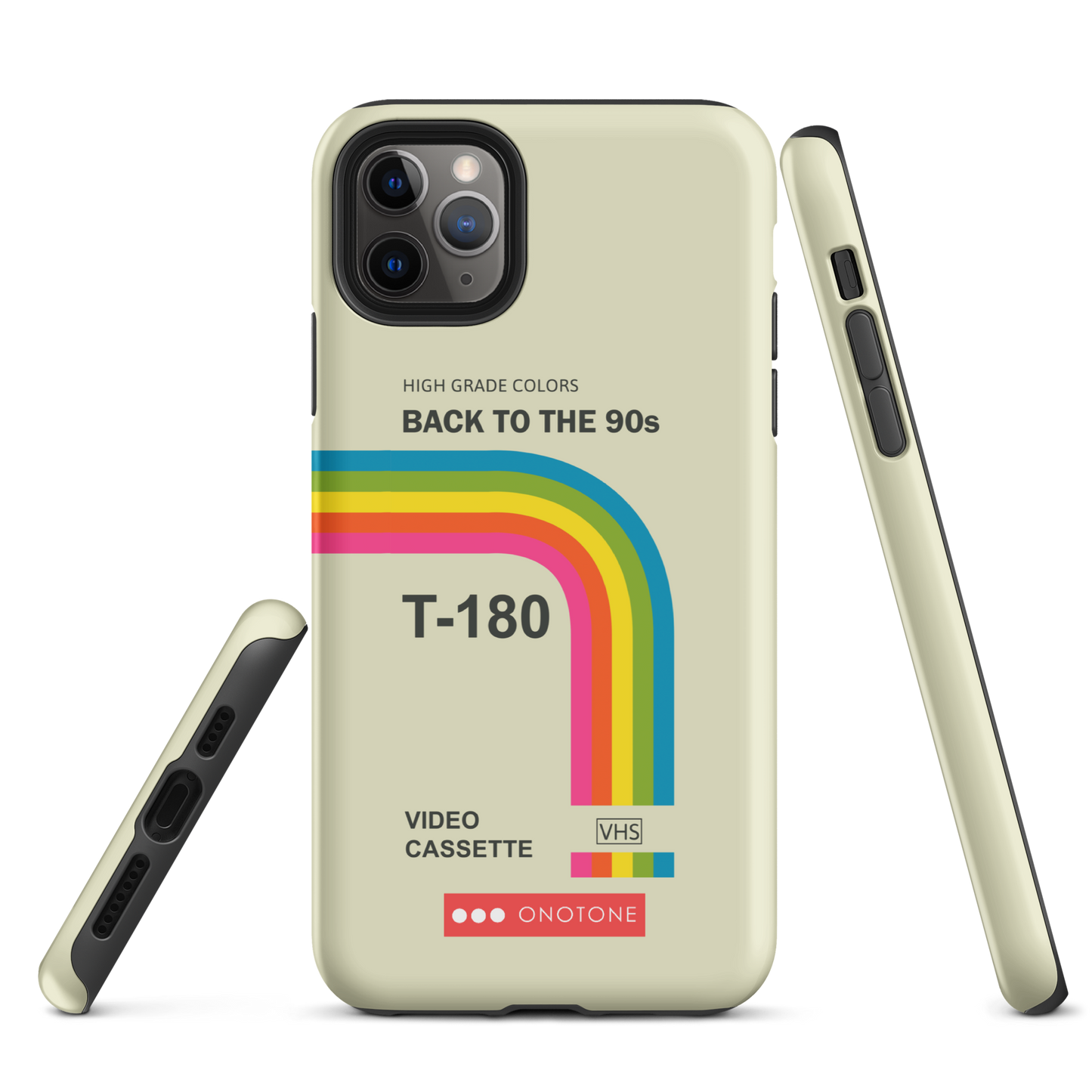 Dual Layer back to 90s VHS modern iPhone® Case