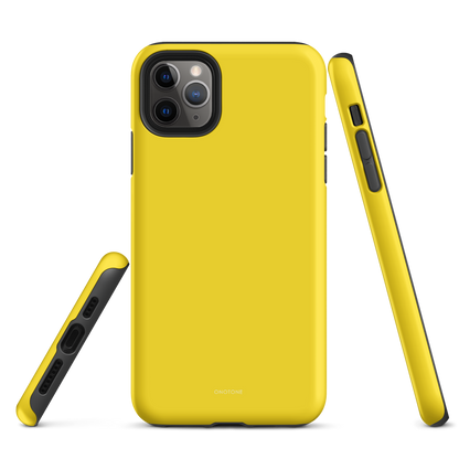 Solid Color yellow iPhone® Case - Pantone® 107