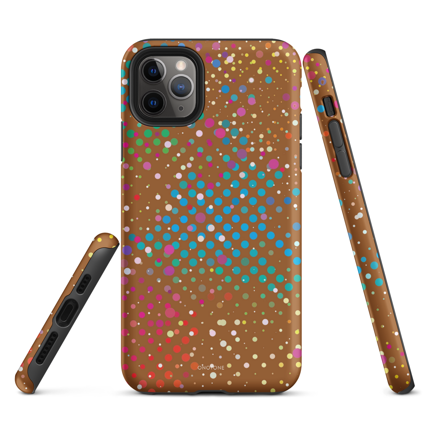 Cinnamon Brown Polka Dot iPhone 12 mini Case