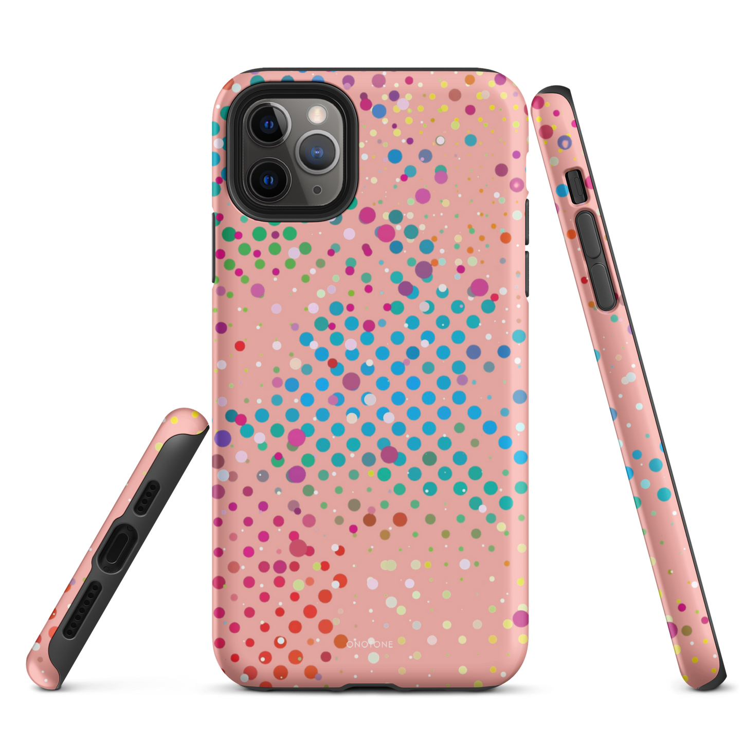 Pearl Vivid Crimson Polka Dot iPhone 12 mini Case