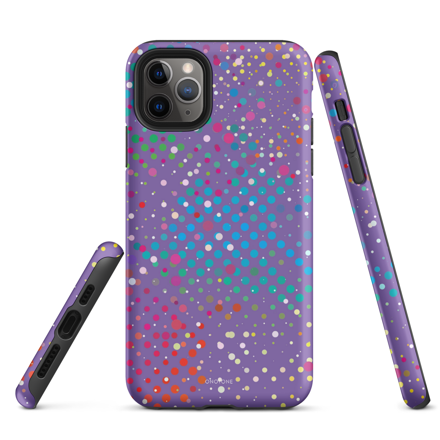 Purple Polka Dot iPhone 12 mini Case