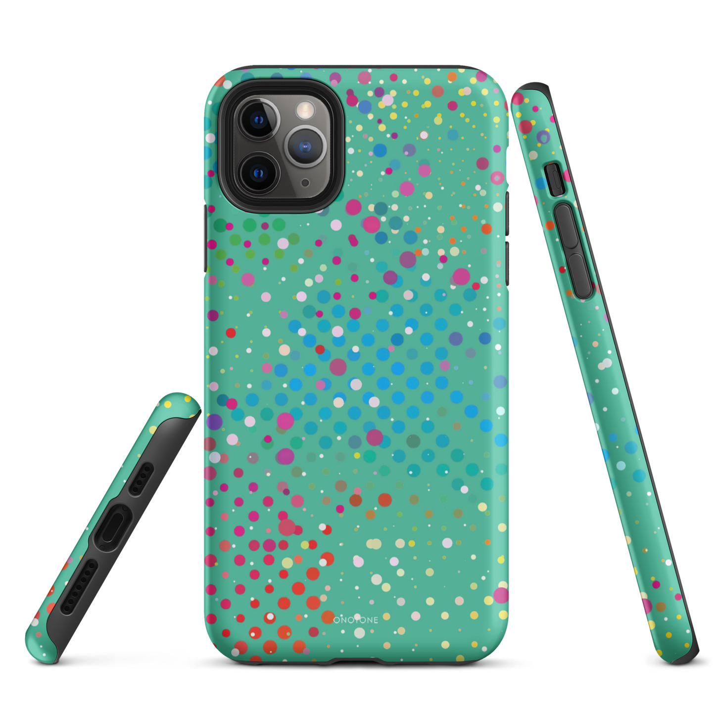 Pearl Aqua Polka Dot iPhone 12 mini Case