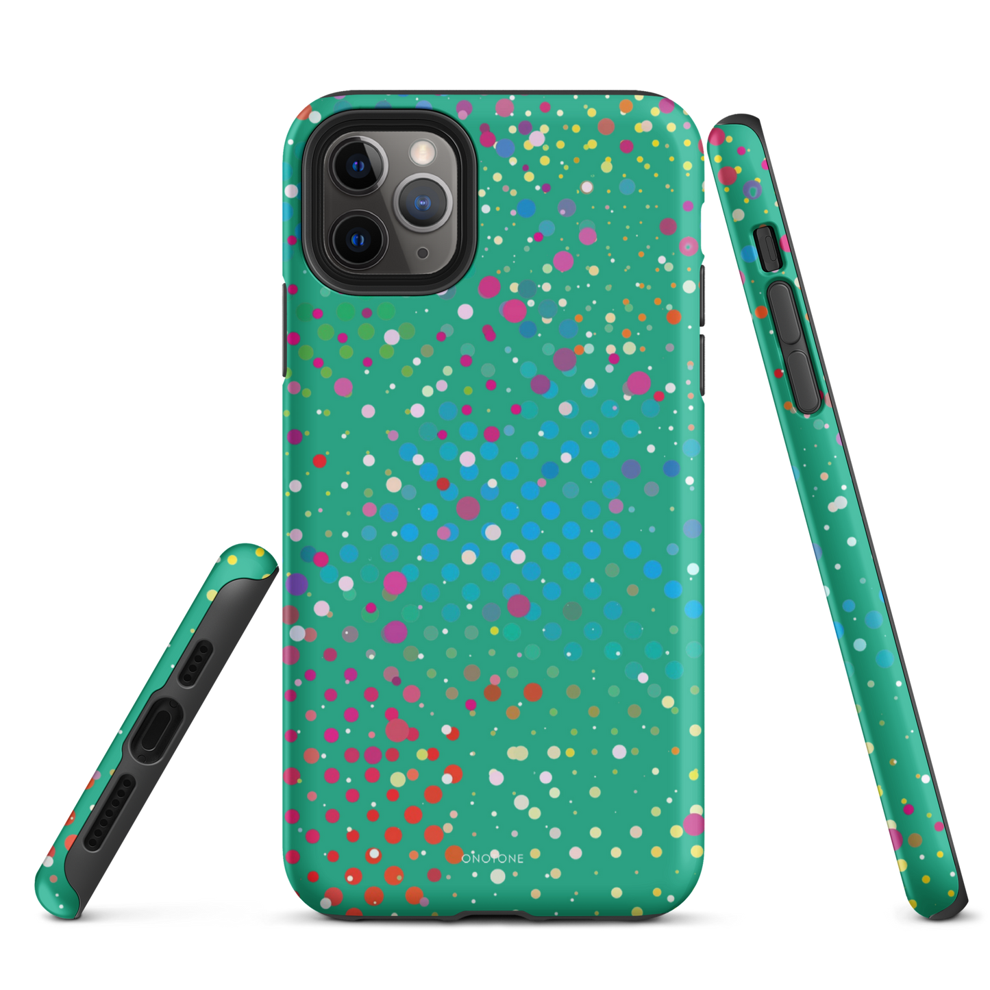 Persian Green Polka Dot iPhone 12 mini Case