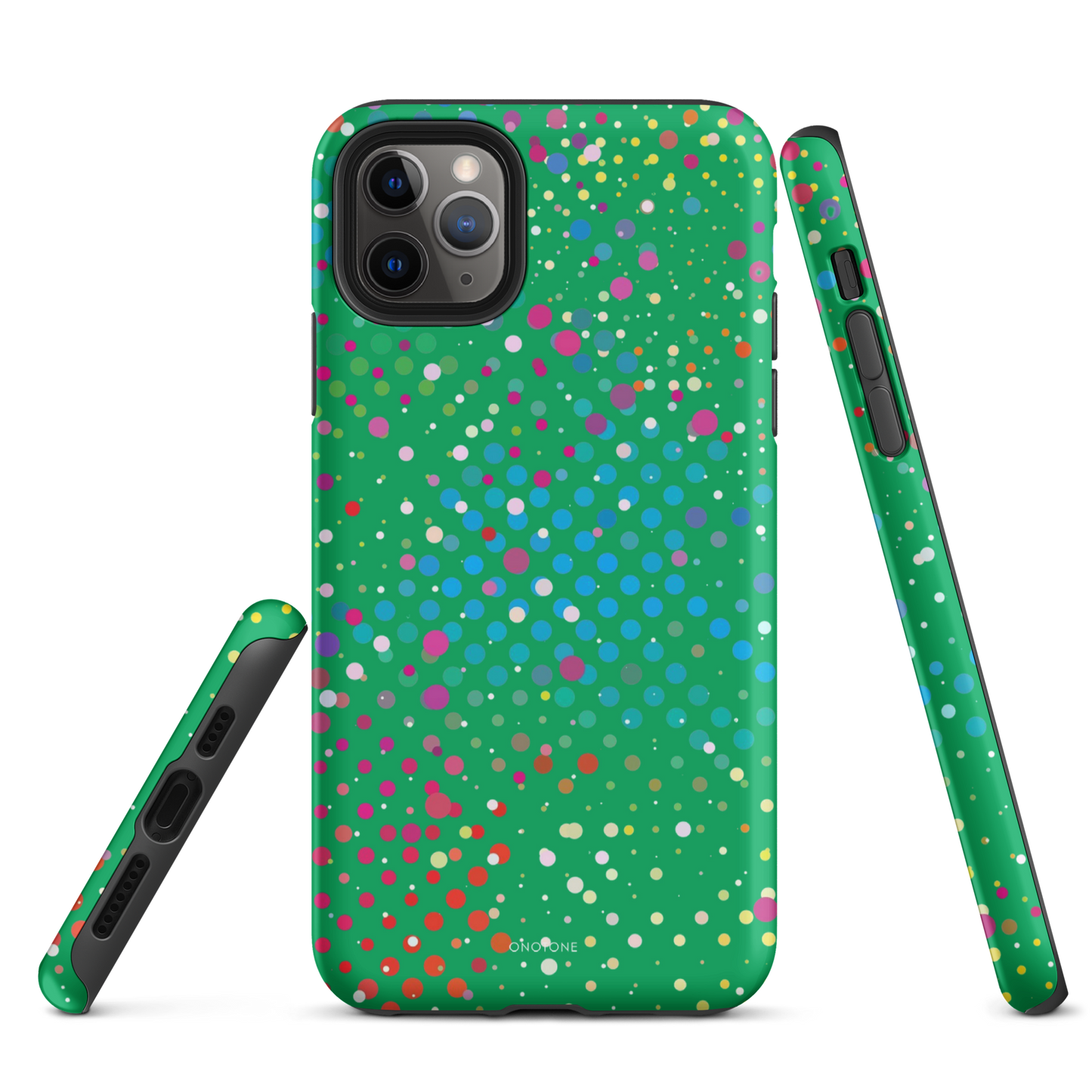 Shamrock Green Polka Dot iPhone 12 mini Case