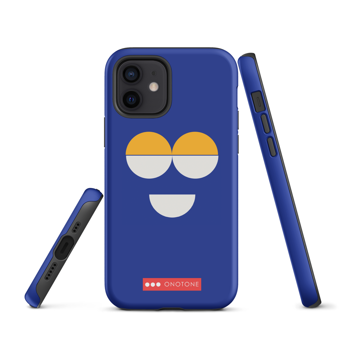 Dual Layer blue modern iPhone® Case