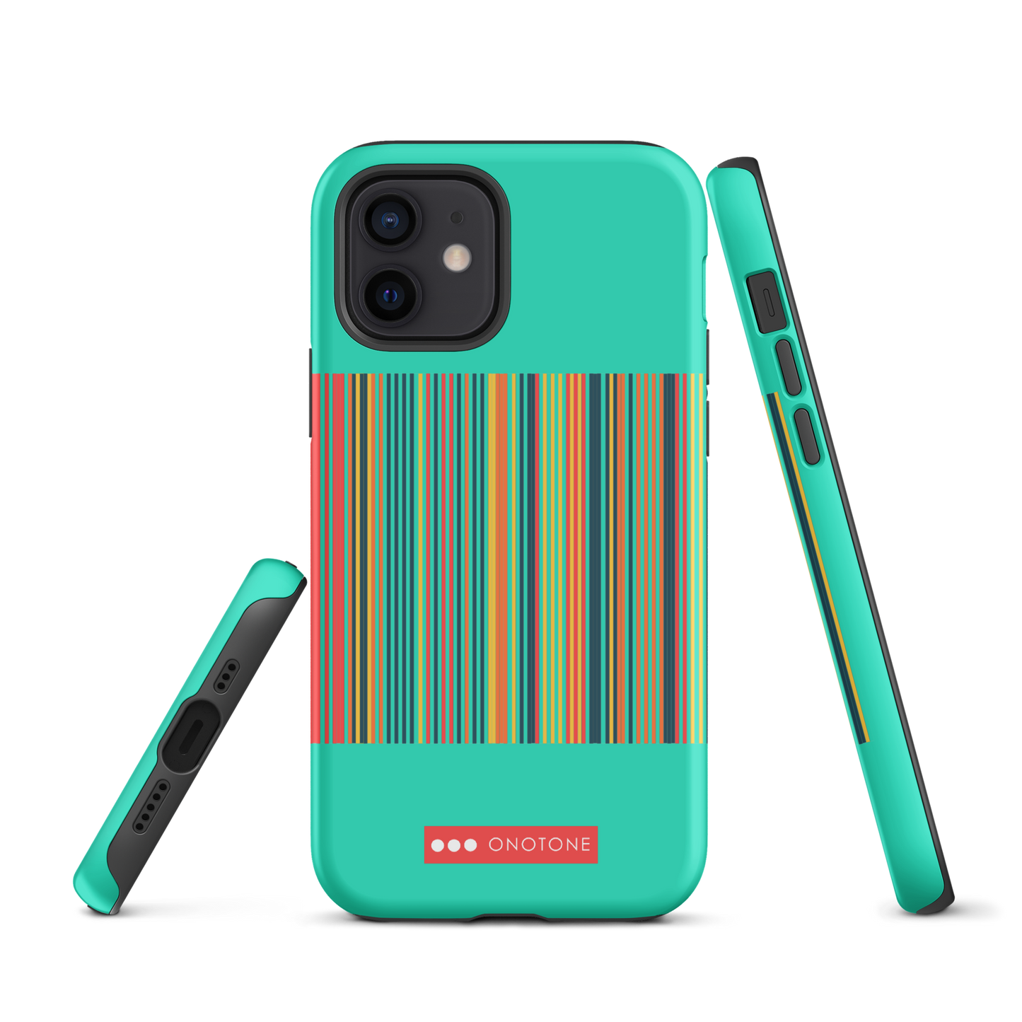 Dual Layer green modern iPhone® Case