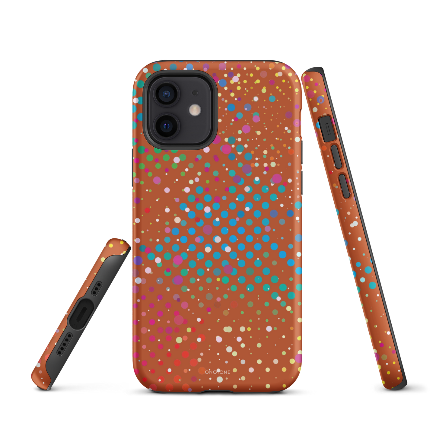 Vermilion Polka Dot iPhone 12 Pro Case