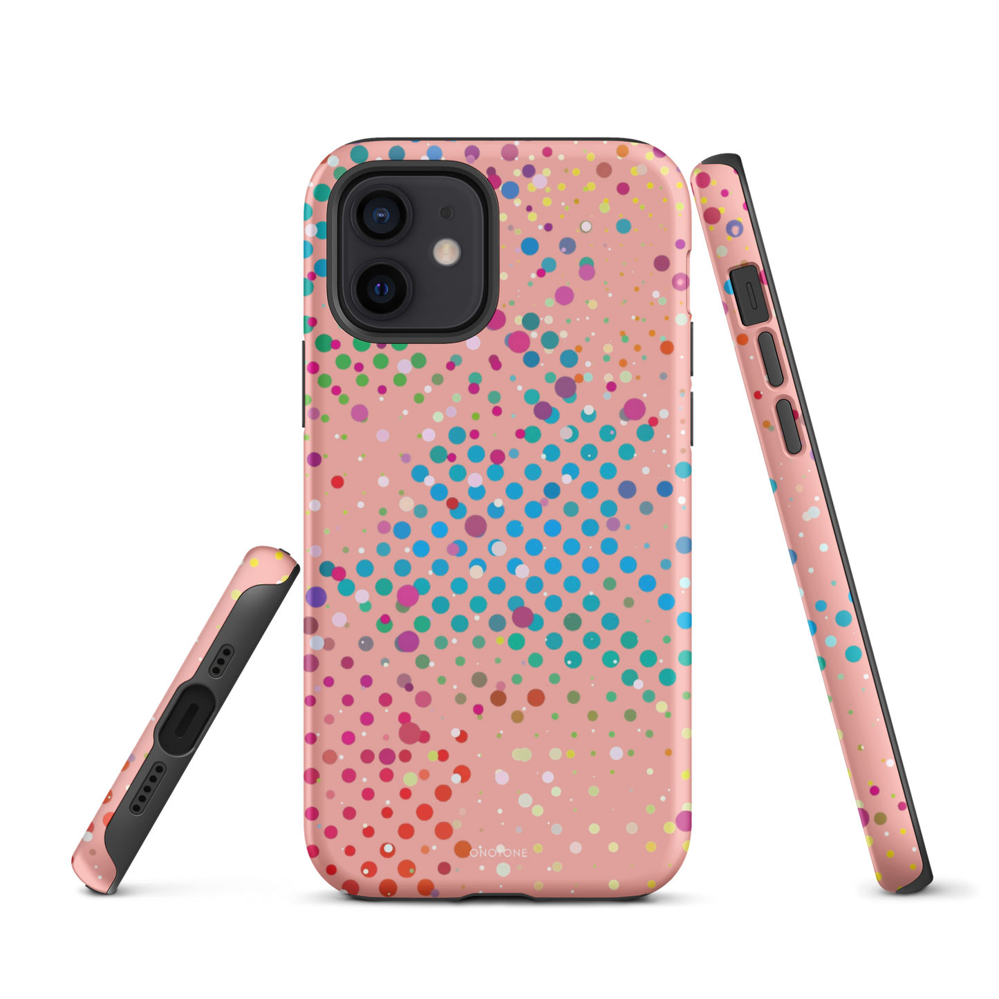 Pearl Vivid Crimson Polka Dot iPhone 12 Pro Case