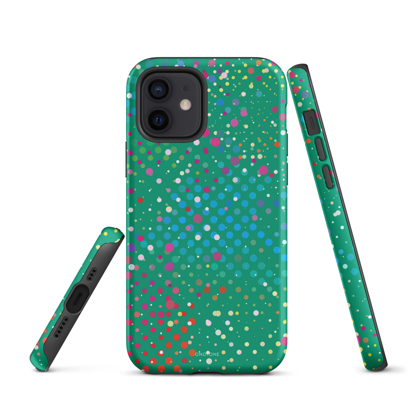 Spanish Green Polka Dot iPhone 12 Pro Case