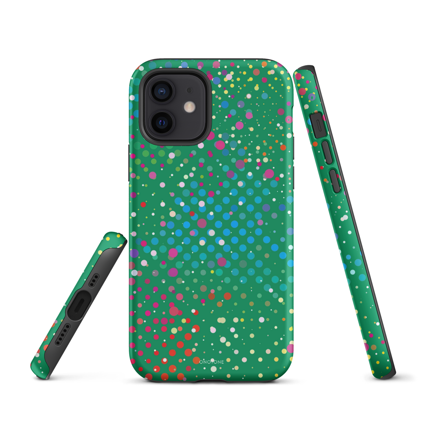 Irish Green Polka Dot iPhone 12 Pro Case