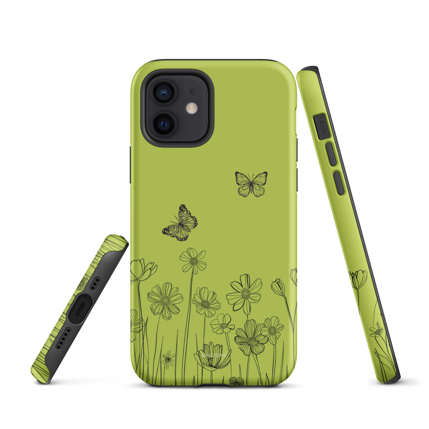 Large Leafed Lime Pastel Color iPhone 12 Pro Case