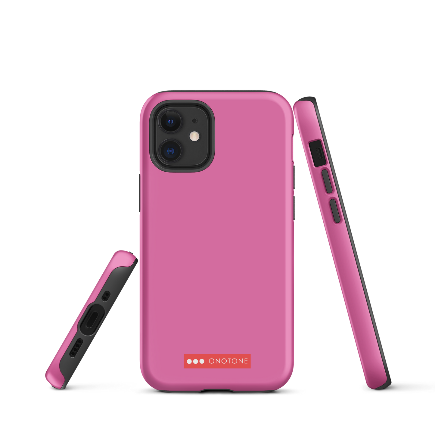 Dual Layer pink iPhone® Case - Pantone® 218