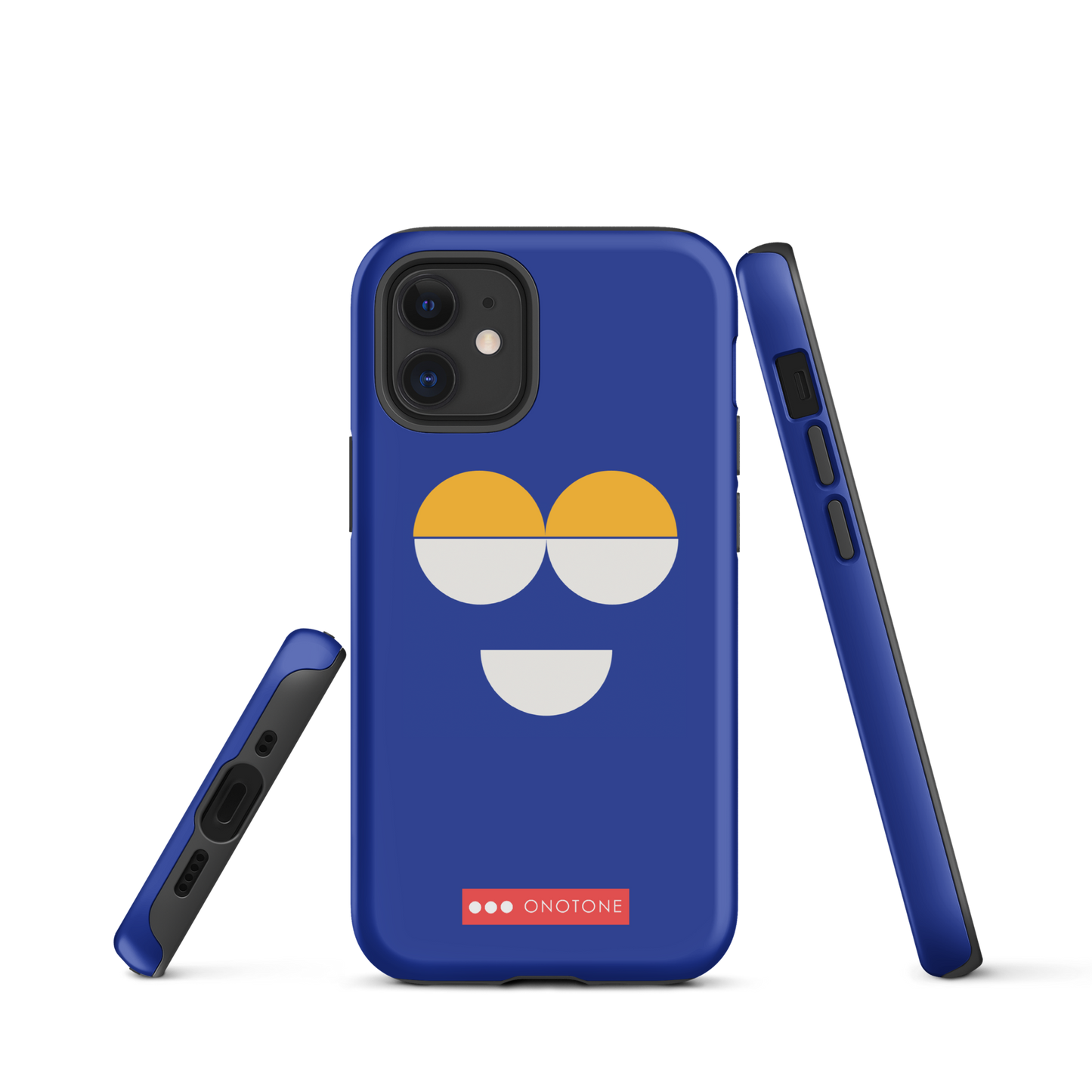 Dual Layer blue modern iPhone® Case