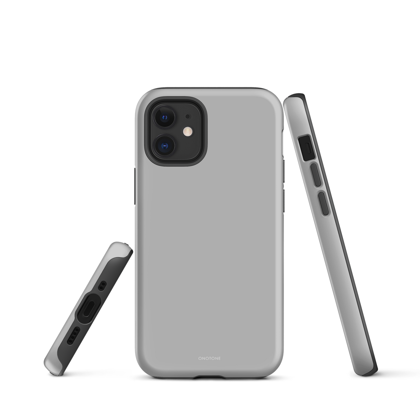 GRAY MINIMALIST IPHONE® CASE - PANTONE® COOL GRAY 4