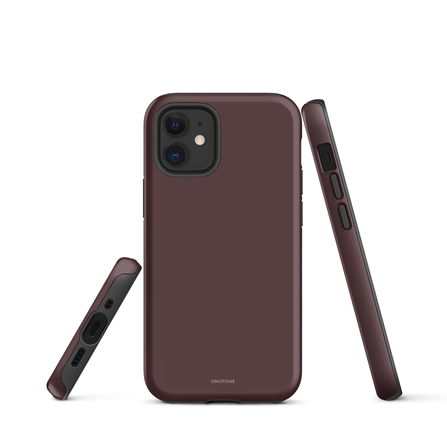 BROWN MINIMALIST IPHONE® CASE - PANTONE® DECADENT CHOCOLATE