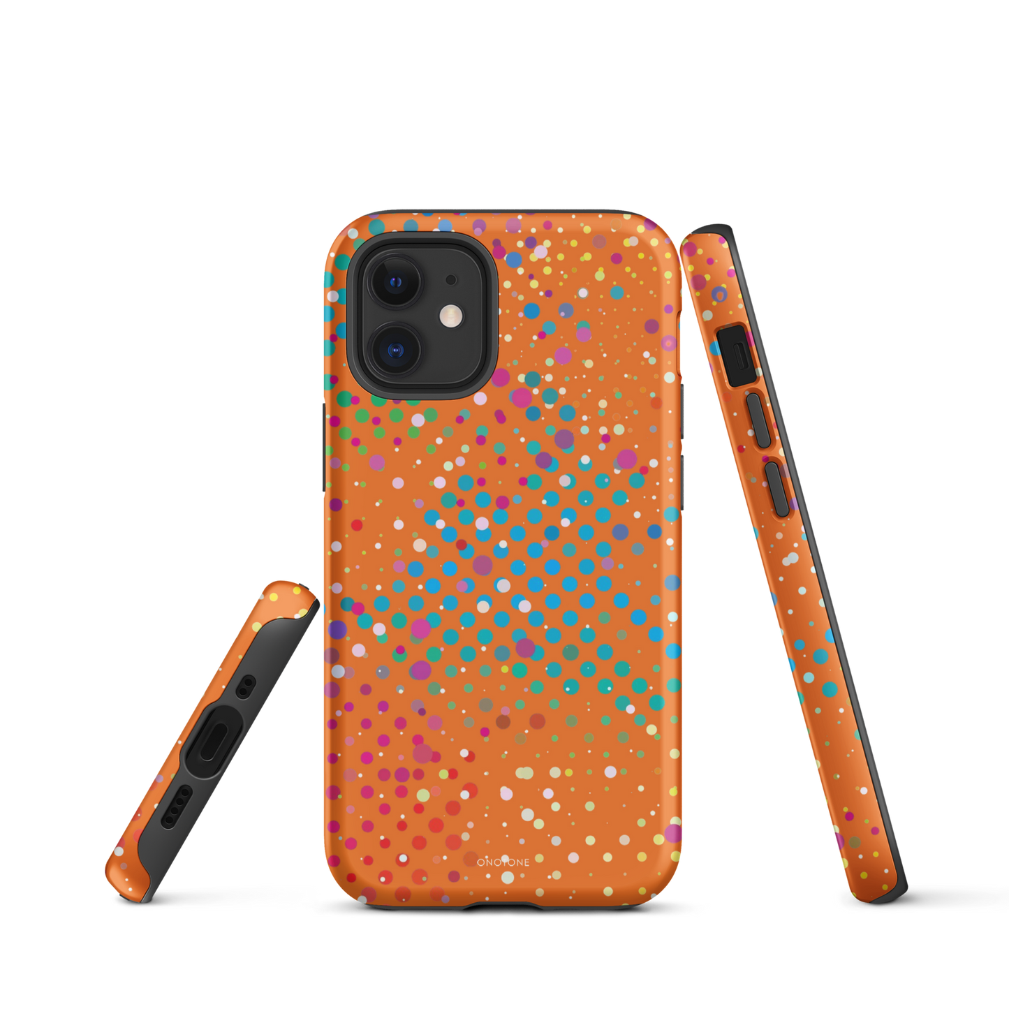 Epicurean Orange Polka Dot iPhone 12 Case