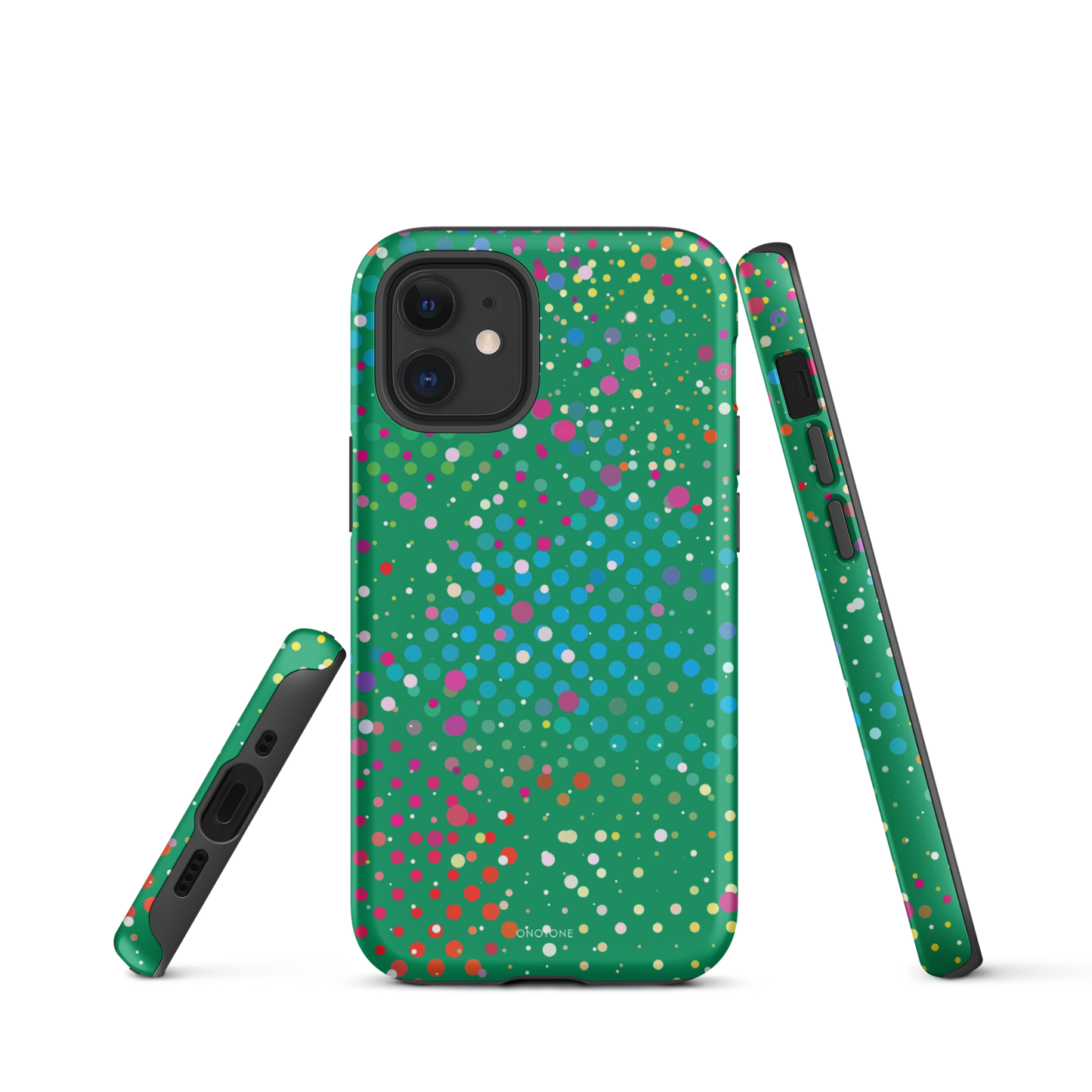 Irish Green Polka Dot iPhone 12 Case