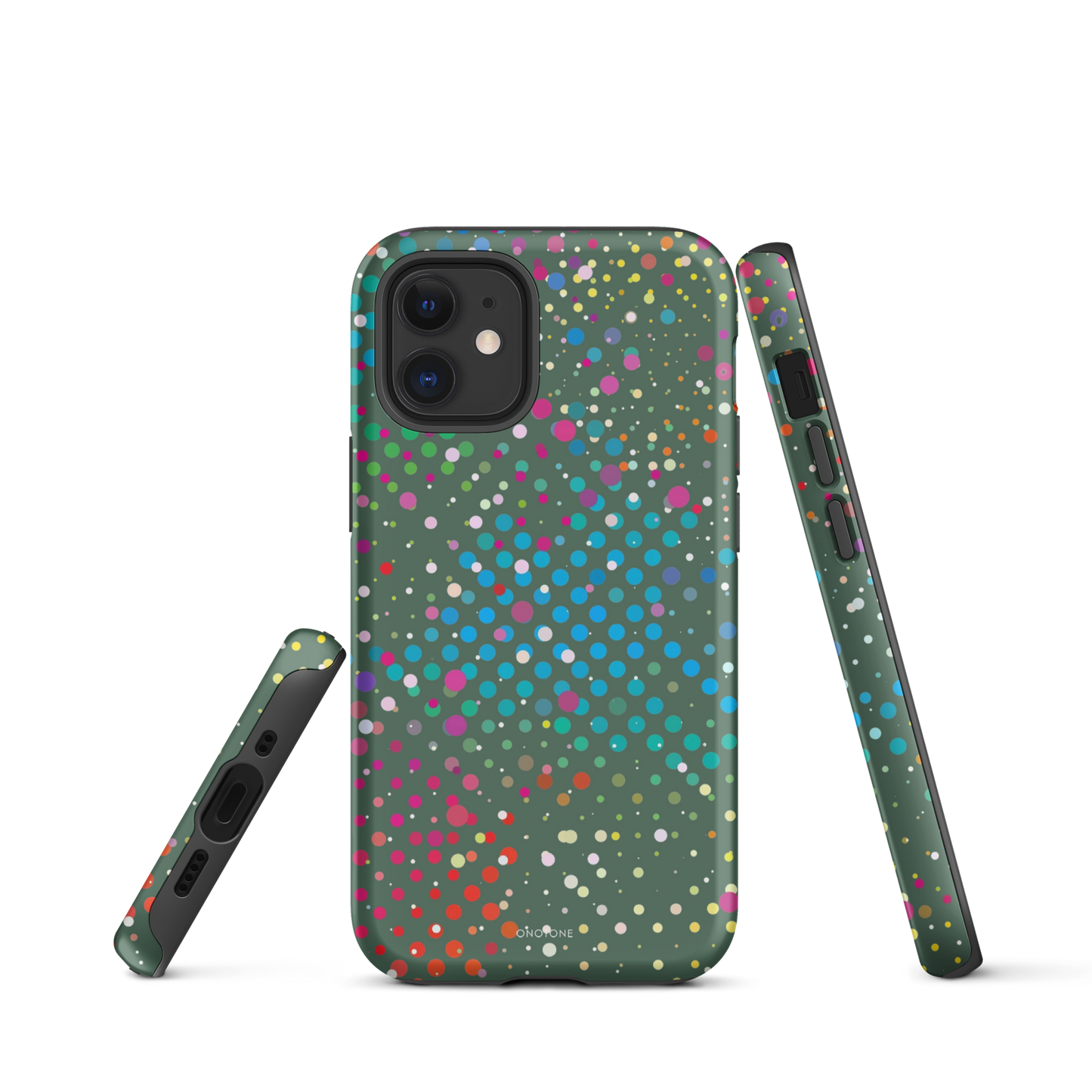 Evergreen Polka Dot iPhone 12 Case