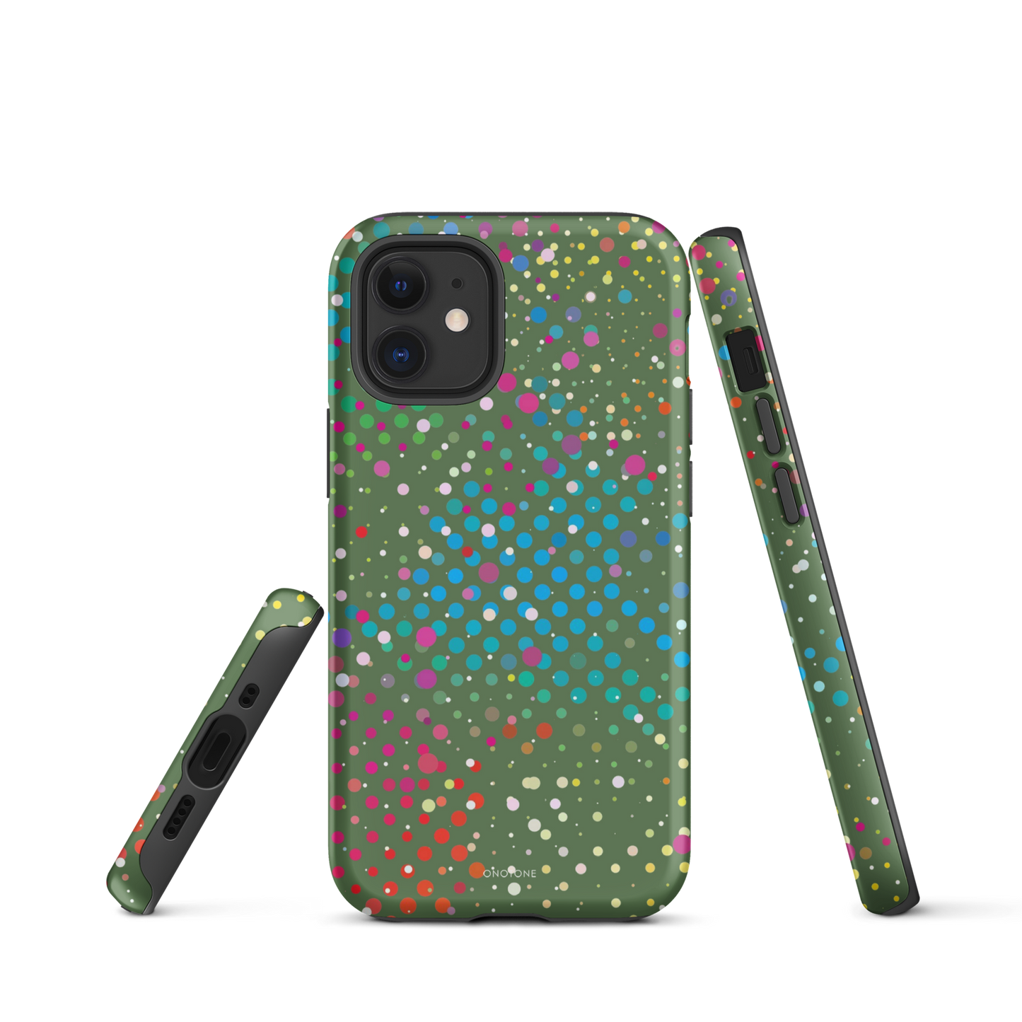 Japanese Laurel Polka Dot iPhone 12 Case