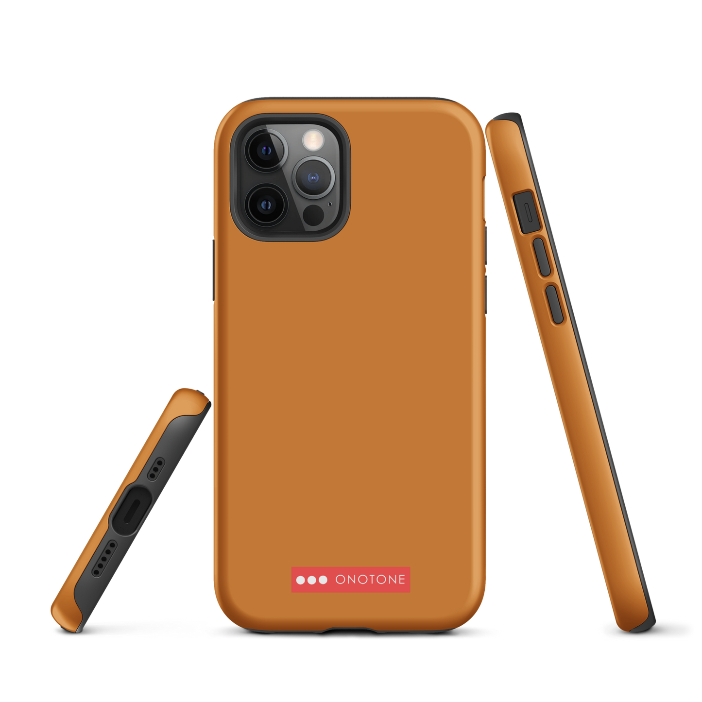 Dual Layer orange iPhone® Case - Pantone® 145