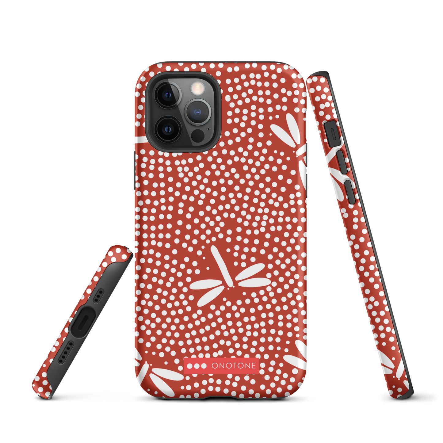 Japanese design indigo iPhone® Case with dotted patterns
