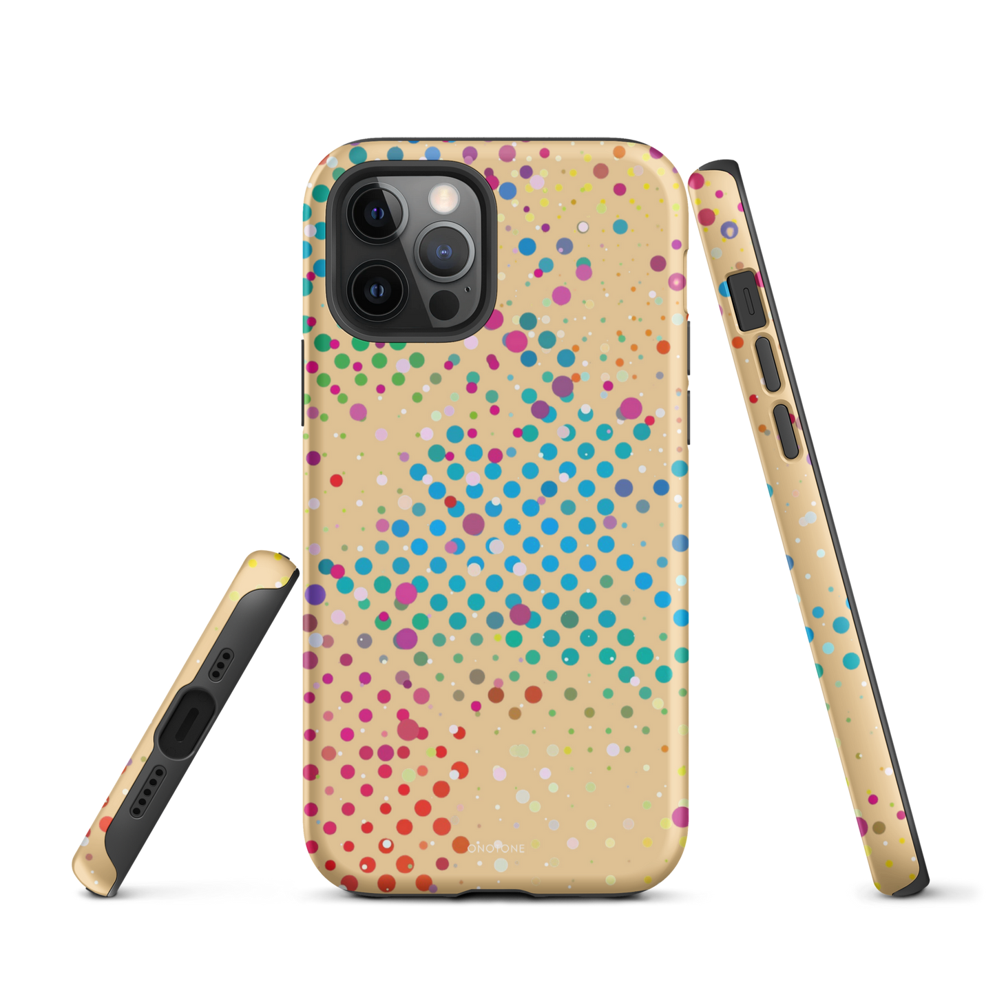 Beige Polka Dot iPhone 12 Pro Max Case