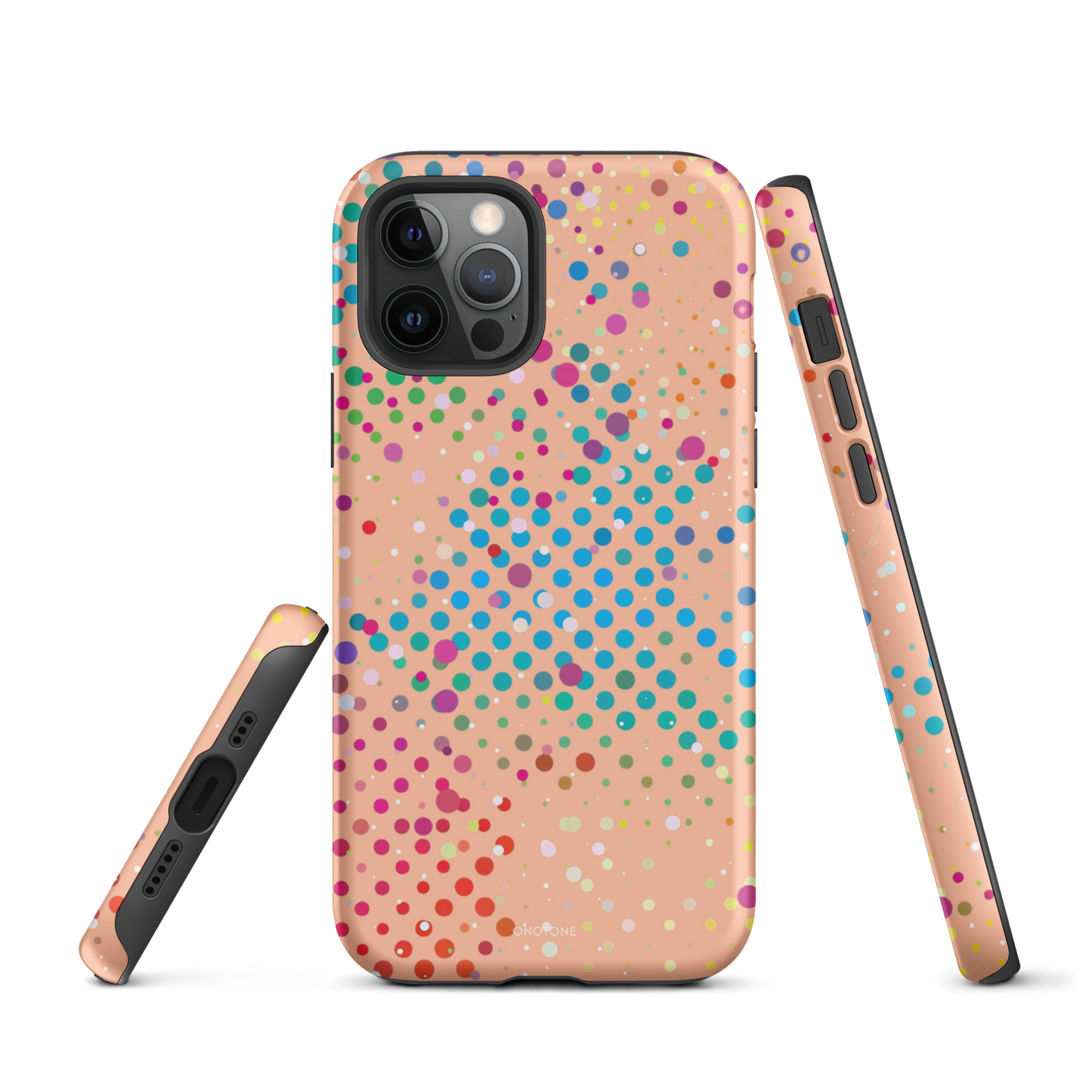 Soft Orange Polka Dot iPhone 12 Pro Max Case