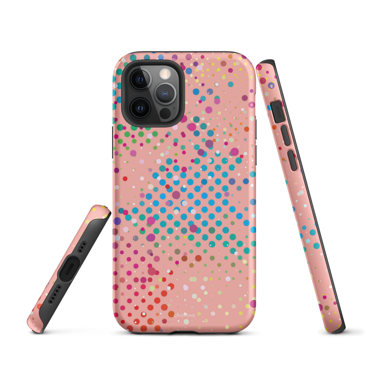 Pearl Vivid Crimson Polka Dot iPhone 12 Pro Max Case
