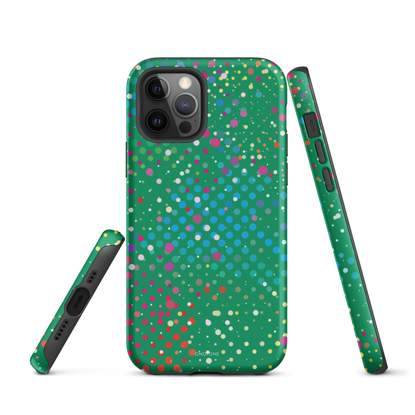 Irish Green Polka Dot iPhone 12 Pro Max Case