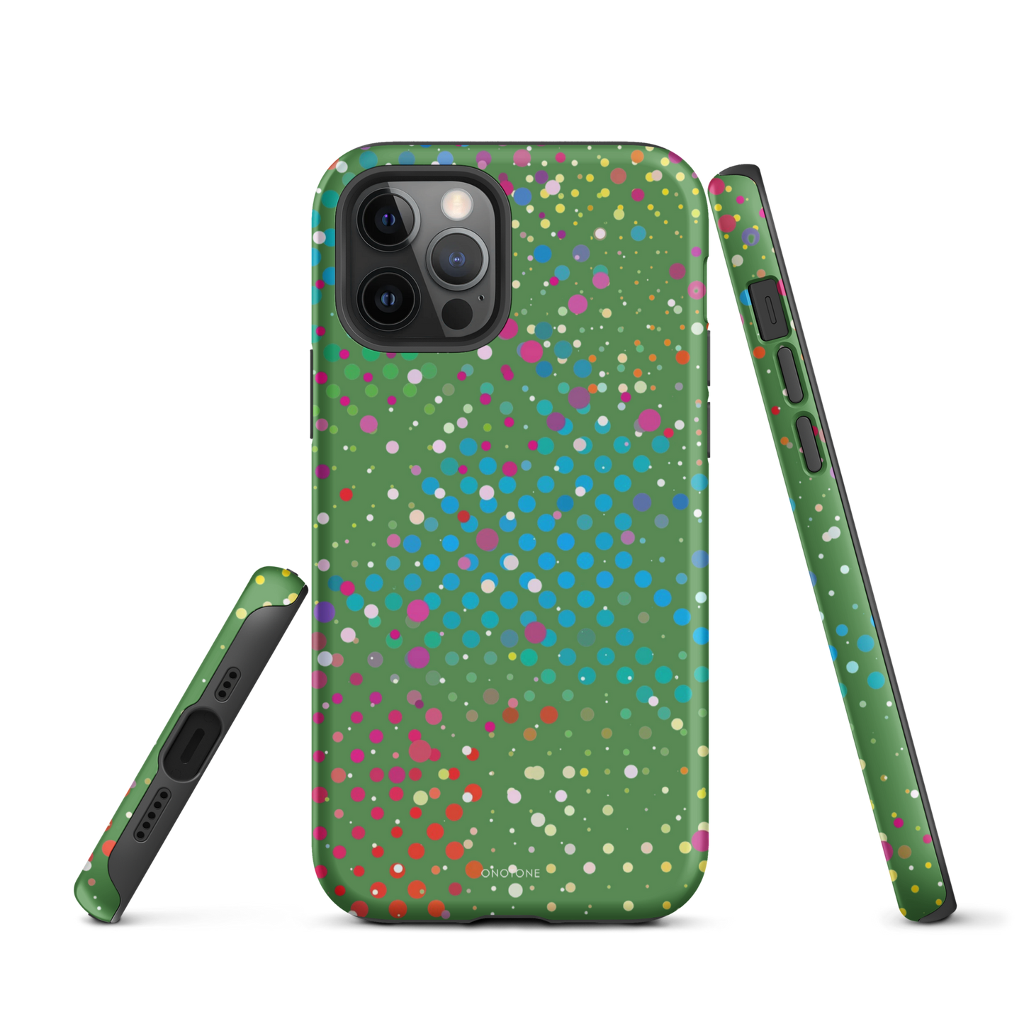 Grass Green Polka Dot iPhone 12 Pro Max Case