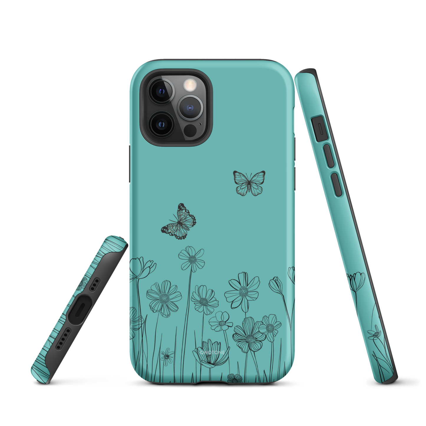 Dusky Aqua Pastel Color iPhone 12 Pro Max Case