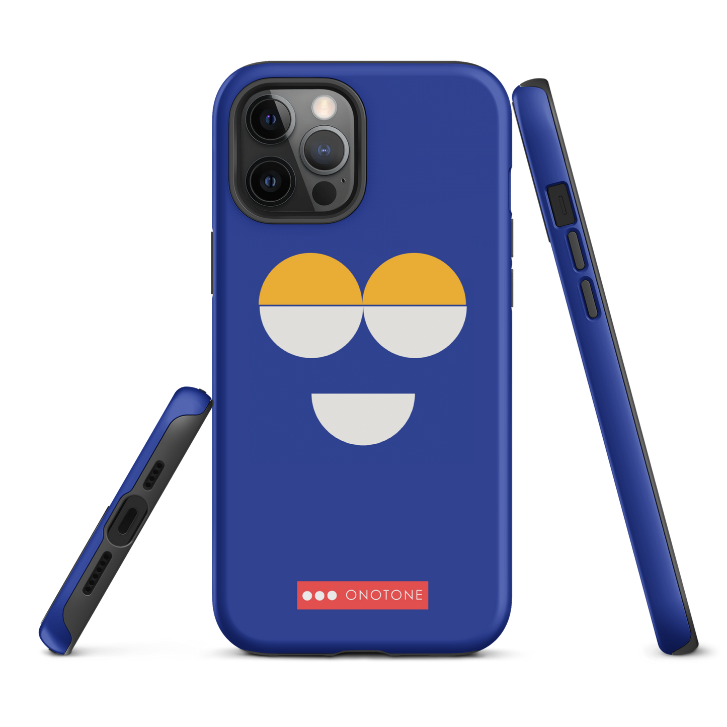Dual Layer blue modern iPhone® Case