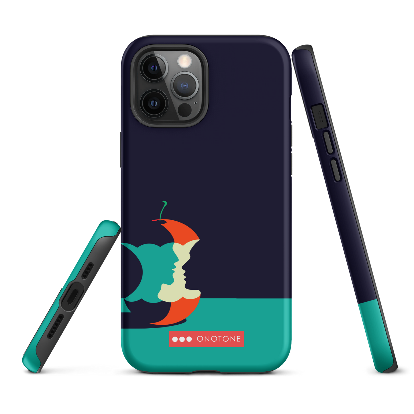 Dual Layer green modern iPhone® Case