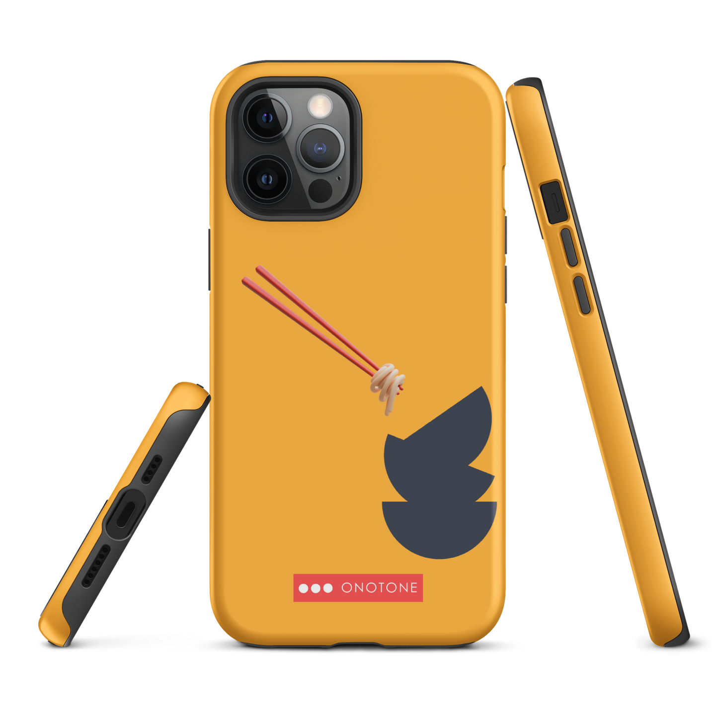 Dual Layer yellow modern iPhone® Case