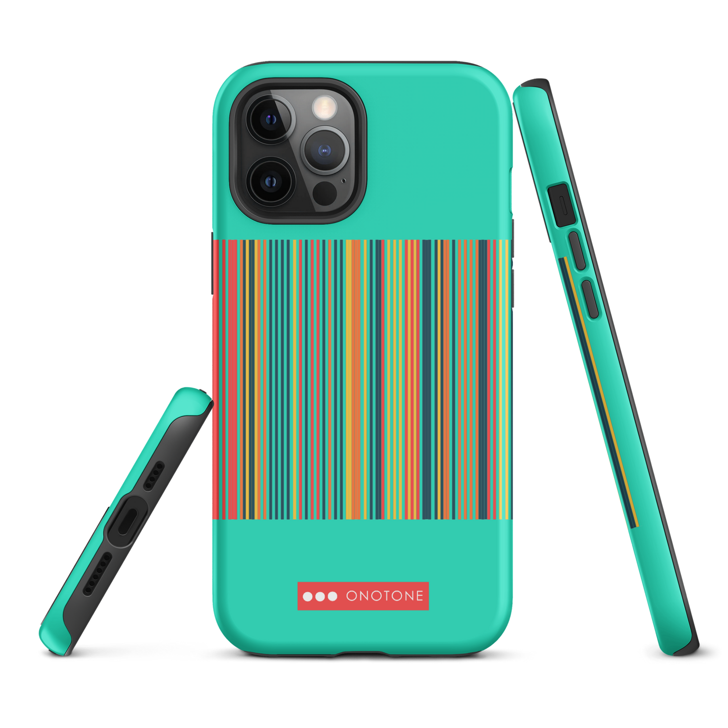 Dual Layer green modern iPhone® Case