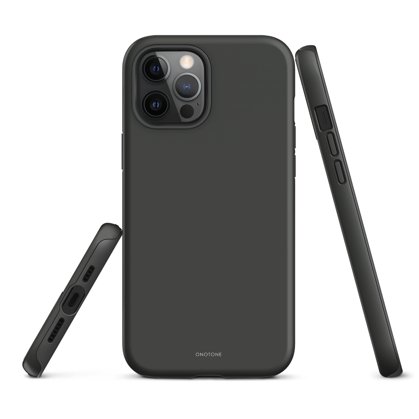 GRAY MINIMALIST IPHONE® CASE - PANTONE® 447