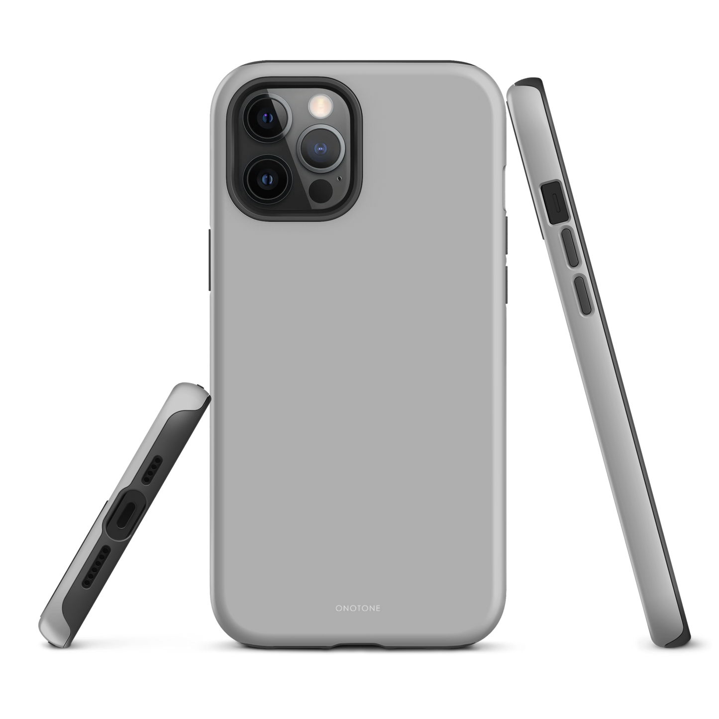 GRAY MINIMALIST IPHONE® CASE - PANTONE® COOL GRAY 4