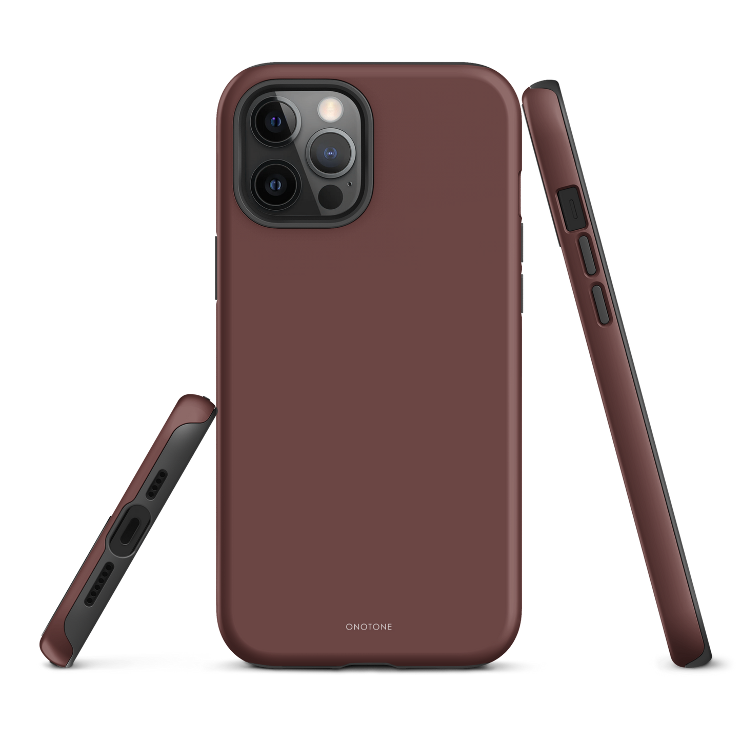 DARK BROWN MINIMALIST IPHONE® CASE - PANTONE® HOT CHOCOLATE