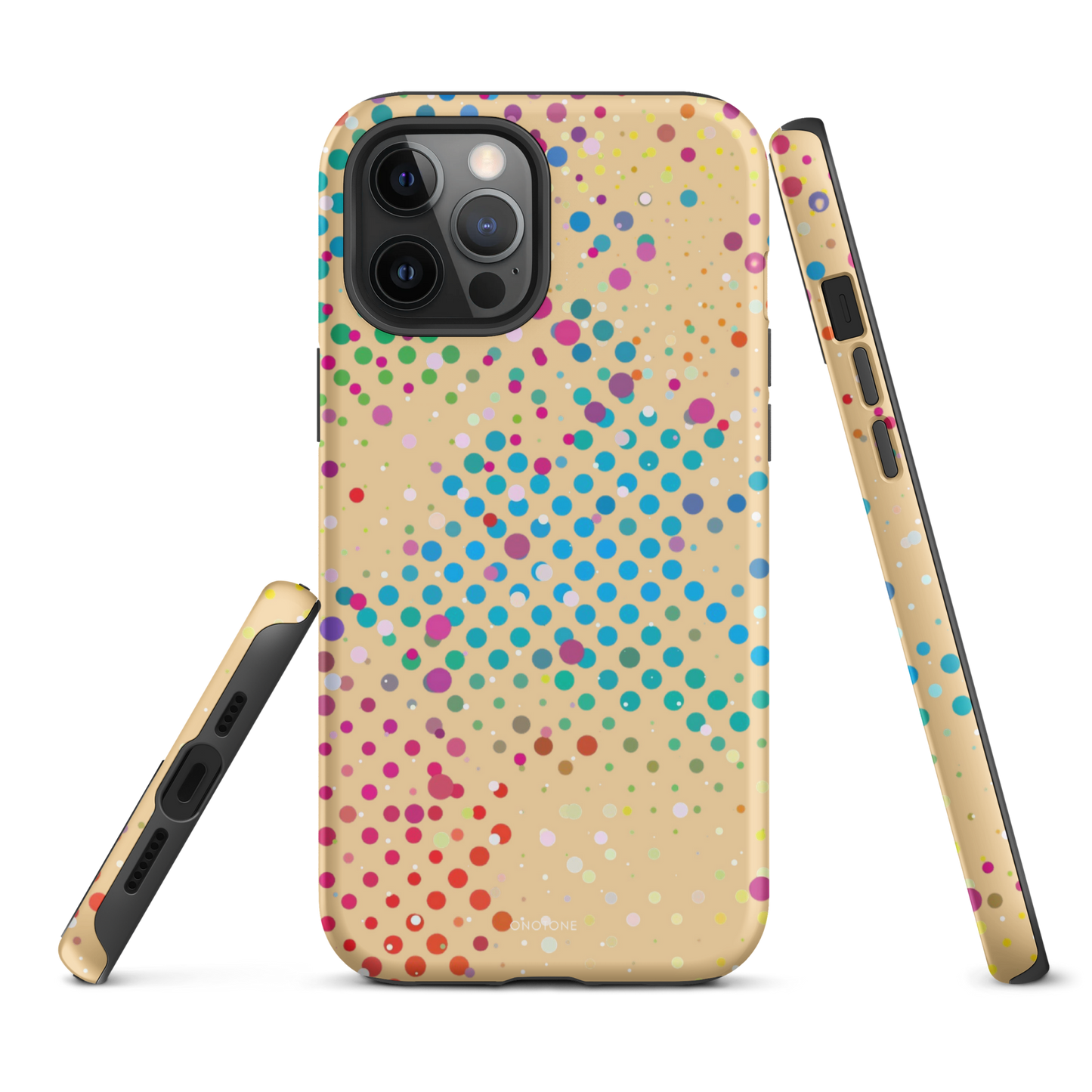 Beige Polka Dot iPhone 13 mini Case