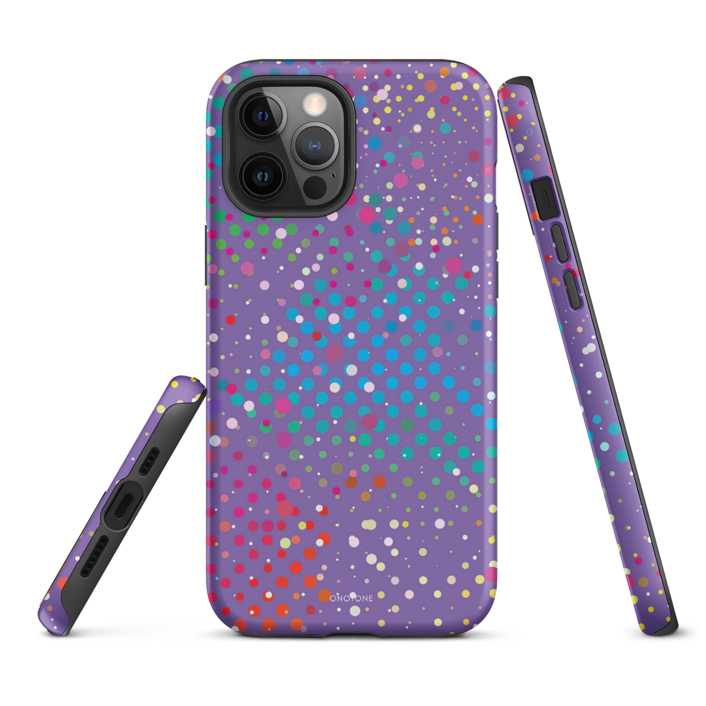 Purple Polka Dot iPhone 13 mini Case