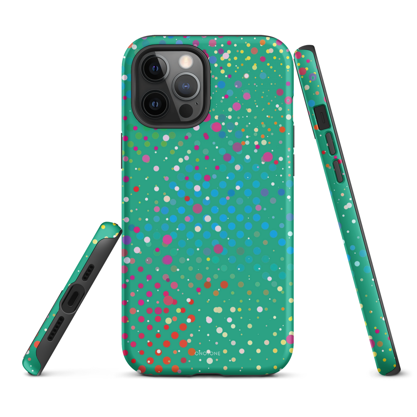 Persian Green Polka Dot iPhone 13 mini Case